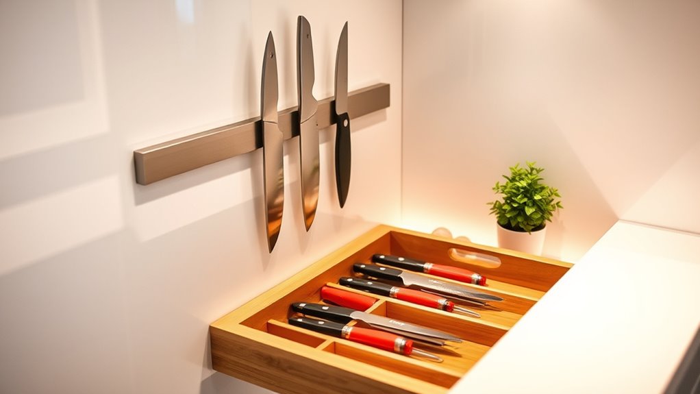choose space efficient knife storage