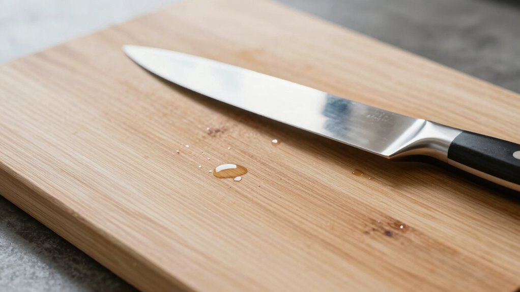 clean cutting board technique