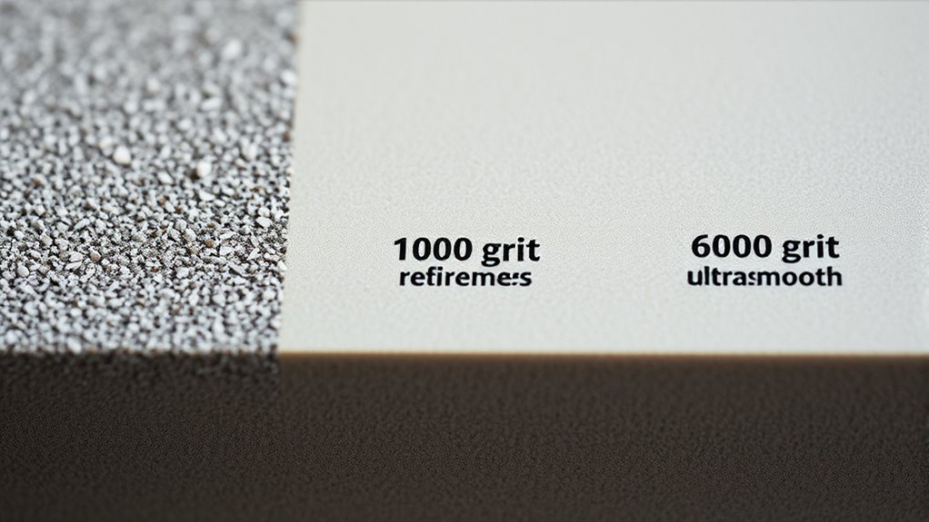 coarse grit shaping repairs