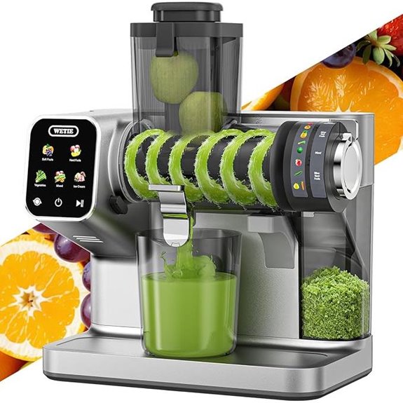 WETIE Cold Press Juicer with Touch Screen