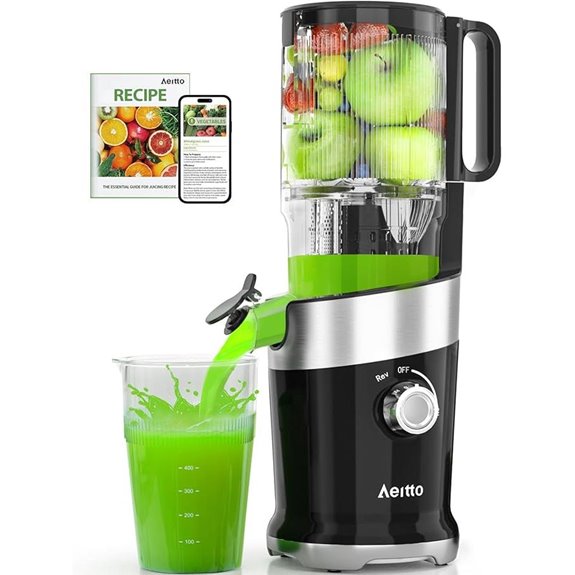 Aeitto Cold Press Juicer with Wide Feed Chute