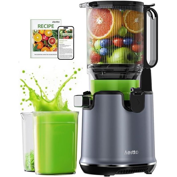 Aeitto 5.8 Cold Press Juicer with Large Feed
