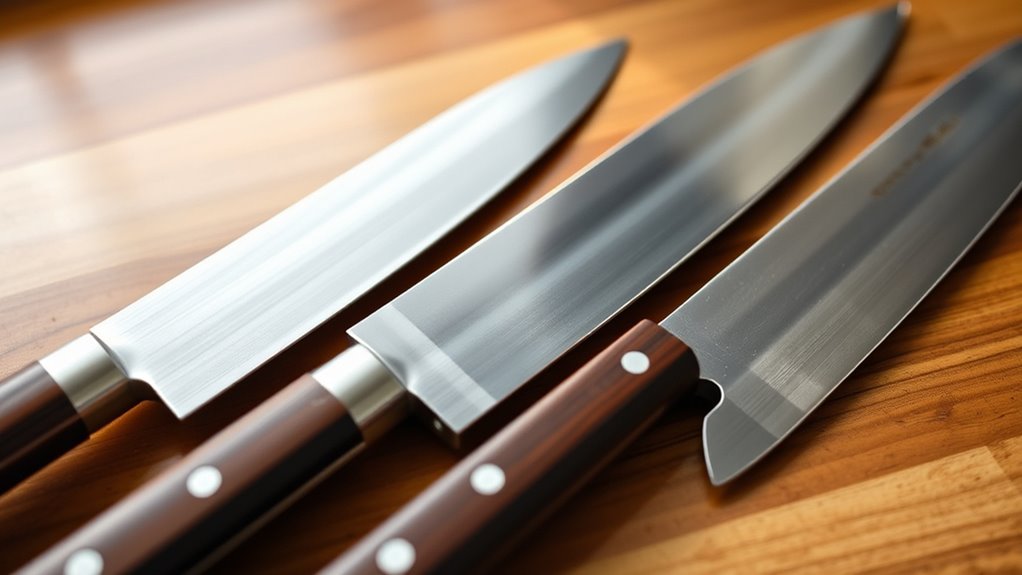 comfortable balanced knife grip