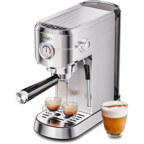 Gevi Commercial 20 Bar Espresso Machine with Frother