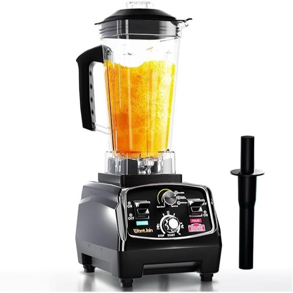 WantJoin Commercial Blender 68oz 1800W with Timer