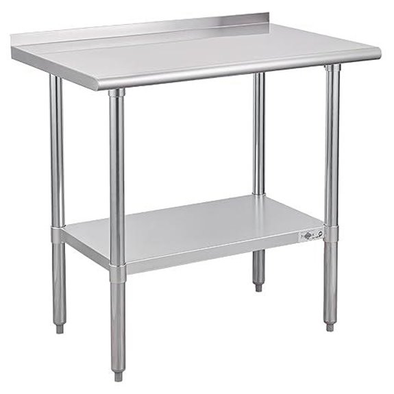 Profeeshaw Stainless Steel Commercial Prep Table 36x24