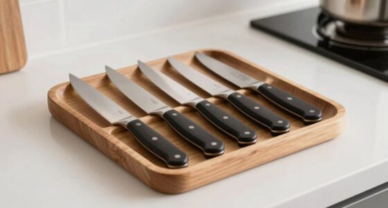 compact kitchen knife storage