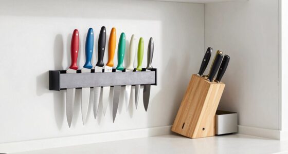 compact kitchen knife storage