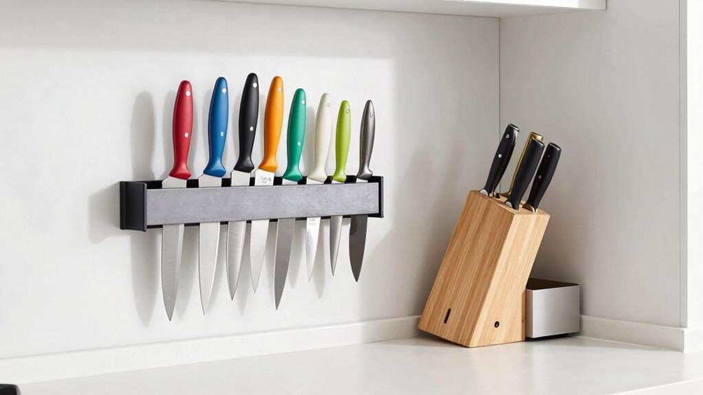 compact kitchen knife storage
