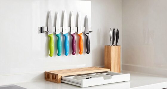 compact kitchen knife storage