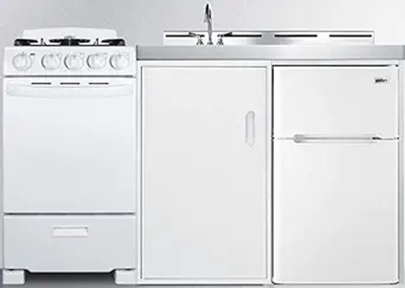 Summit 60 All-in-One Kitchenette with Gas Range