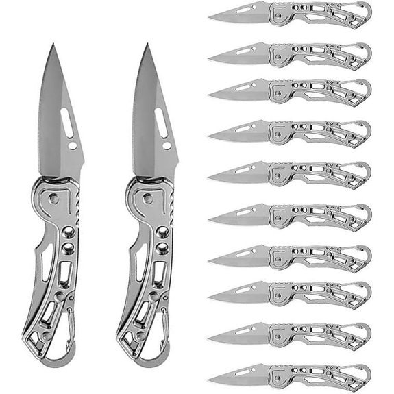 Multi-Functional Small Folding Pocket Knife (12-Pack)