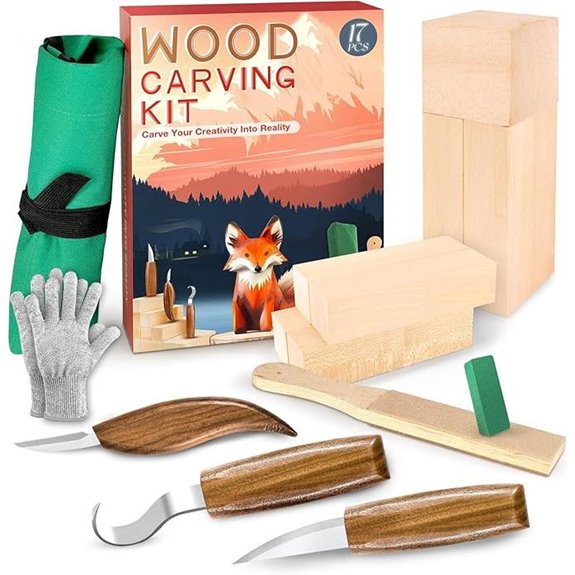 Wood Carving Kit with Tools and Accessories