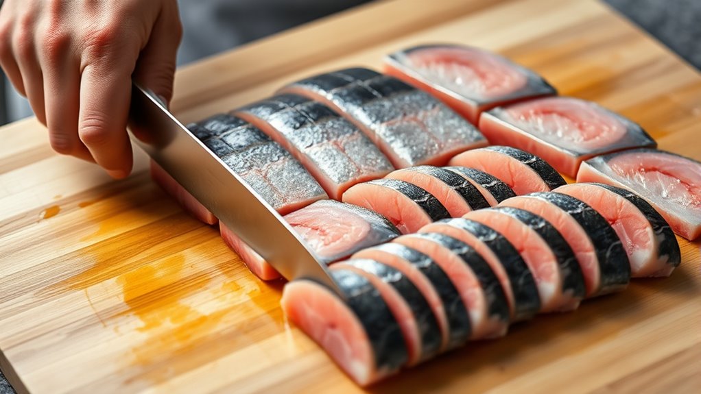 consistent precise fish portioning