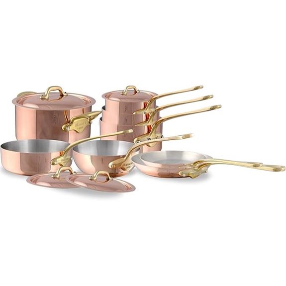 Mauviel Heritage 150 Copper & Stainless Steel Cookware Set