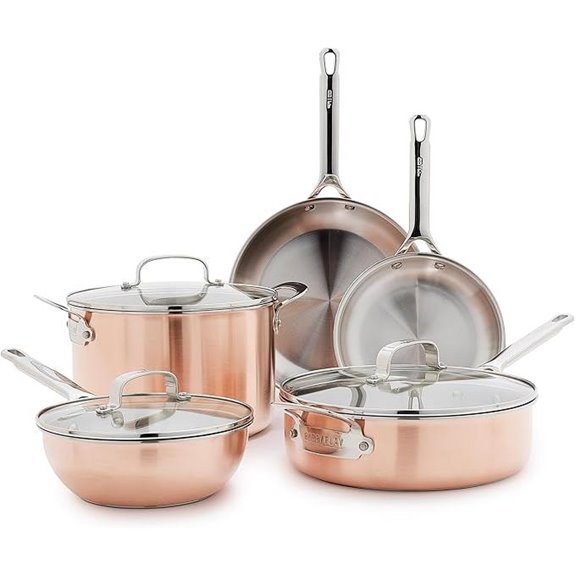 GreenPan x Bobby Flay 8-Piece Copper Cookware Set
