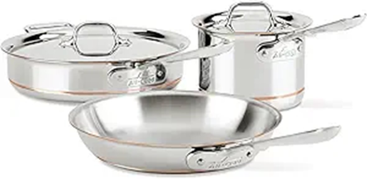 All-Clad Copper Core 5-Ply Stainless Cookware Set