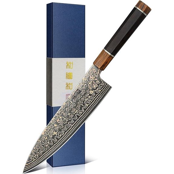 HOSHANHO Damascus Chef Knife 8 Inch with Ergonomic Handle