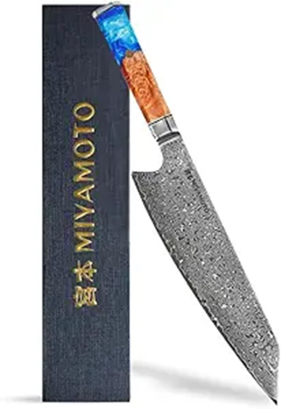 Miyamoto 8-Inch Damascus Chef Knife