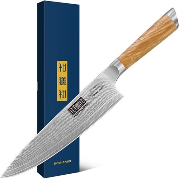 HOSHANHO Damascus Chef Knife 8-Inch Japanese Steel