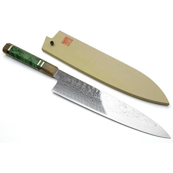 Yoshihiro Damascus SG2 Gyuto Chef Knife (8.25'')
