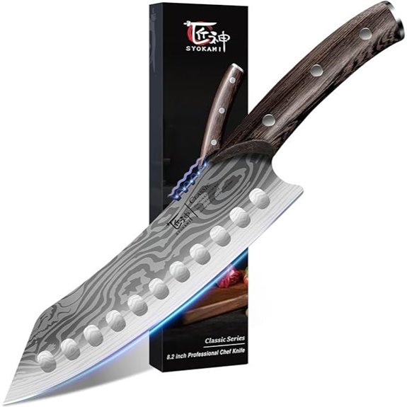 Japanese Chef Knife 8.2 Inch Damascus Steel