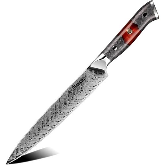 Seido Inferuno 8 Damascus Sushi & Brisket Knife