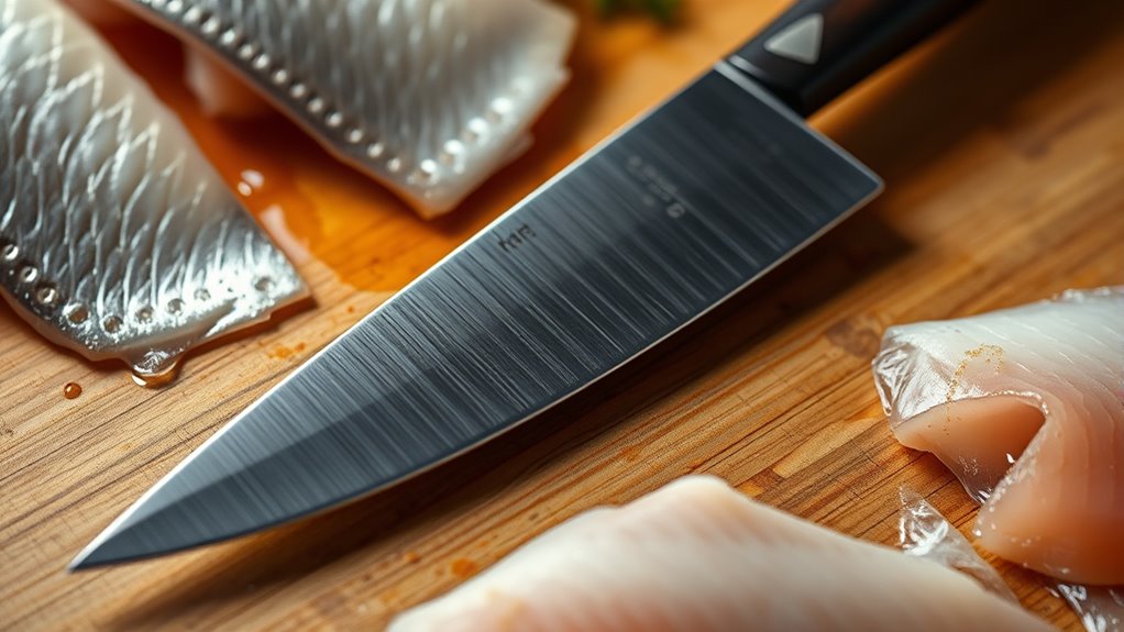 deba knife for precise filleting
