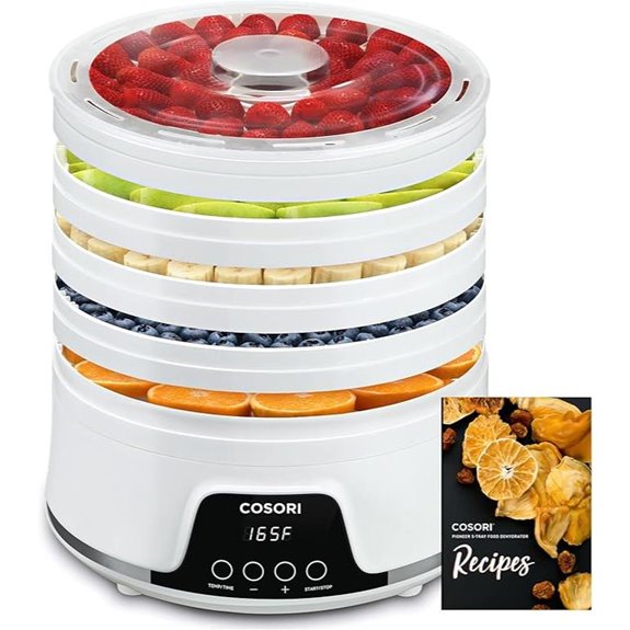 COSORI Food Dehydrator with Trays Timer & Recipes
