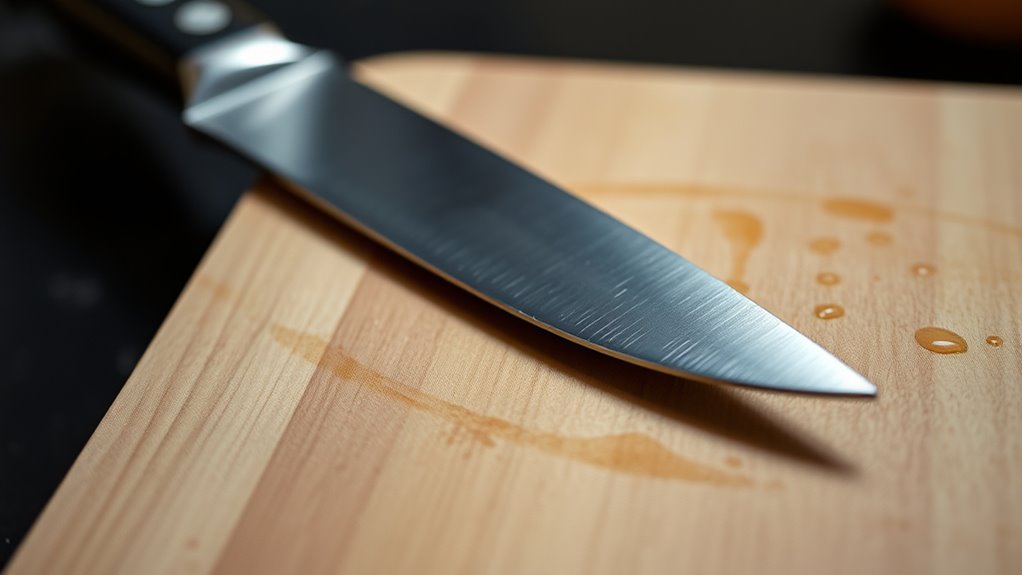 detect and remove knife rust