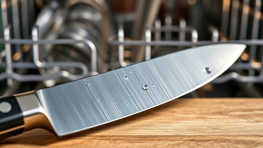 dishwasher damage to knives