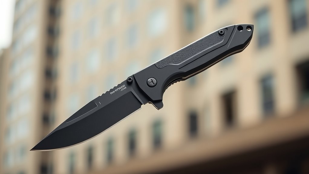 drop resistant knife design elements