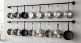 durable wall mounted pot racks