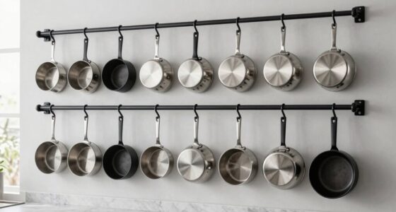 durable wall mounted pot racks