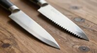 edge finish and cooking feel