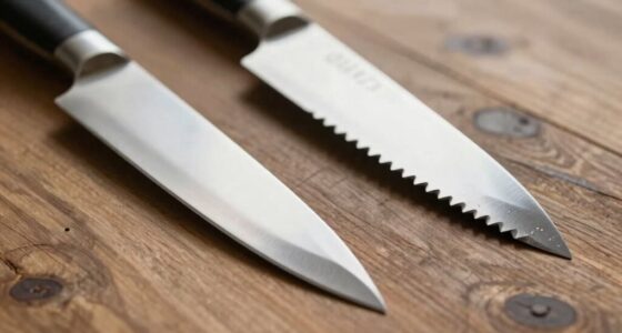 edge finish and cooking feel