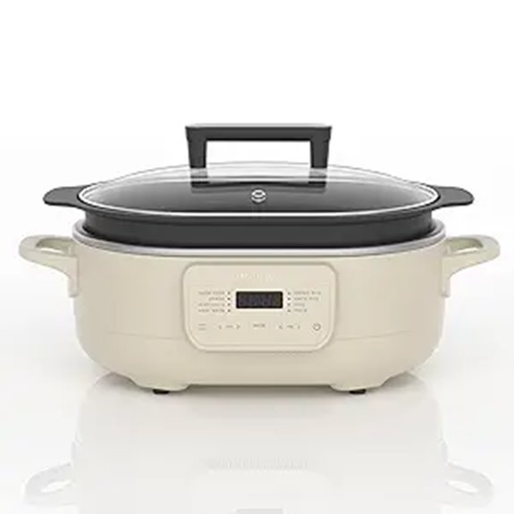 6 Qt Multi-Cooker with 8-In-1 Programmable Functions
