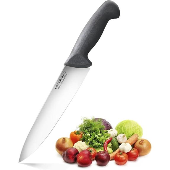 Cook N Home 8-Inch Chef's Knife with Ergonomic Handle