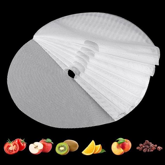 8 Pack Round Silicone Dehydrator Sheets