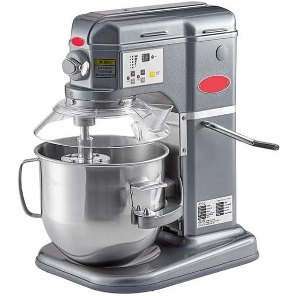 8 Qt Commercial Stand Mixer with Digital Controls