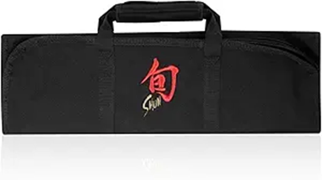Shun Knife Roll with 8 Slots for Chefs