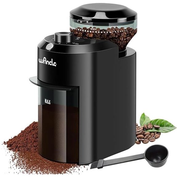 Wancle Electric Burr Coffee Grinder with 28 Settings