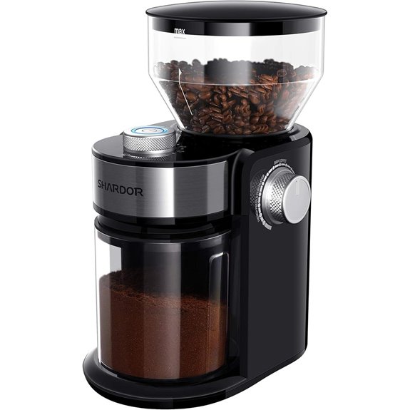 SHARDOR Electric Burr Coffee Grinder with 16 Settings