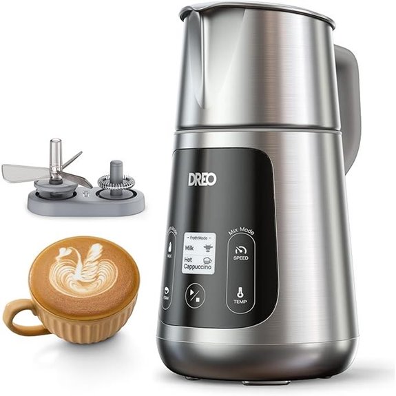 Dreo Milk Frother Electric Foam Maker for Coffee