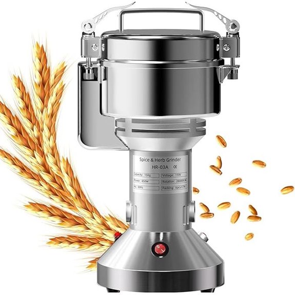 Electric Grain Mill for Wheat Rice Herbs Spices