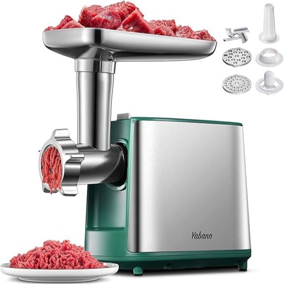 Electric Meat Grinder with Sausage and Kubbe Kit