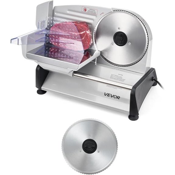 VEVOR 7.5 Electric Meat Slicer with Adjustable Thickness