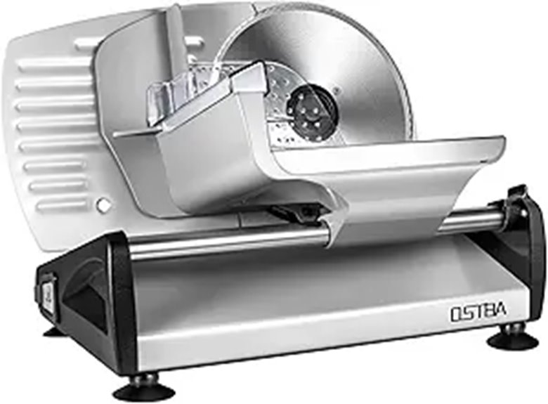 OSTBA Electric Meat Slicer with Removable Blade