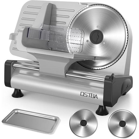 OSTBA Electric Meat Slicer with Removable Blades