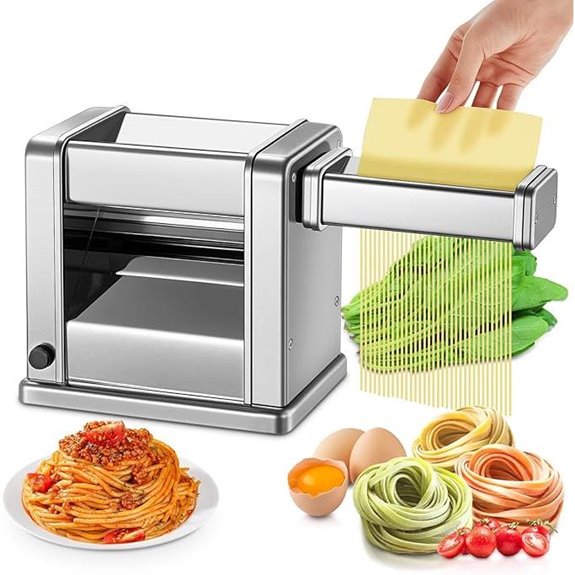FOHERE Electric Pasta Maker with Adjustable Thickness